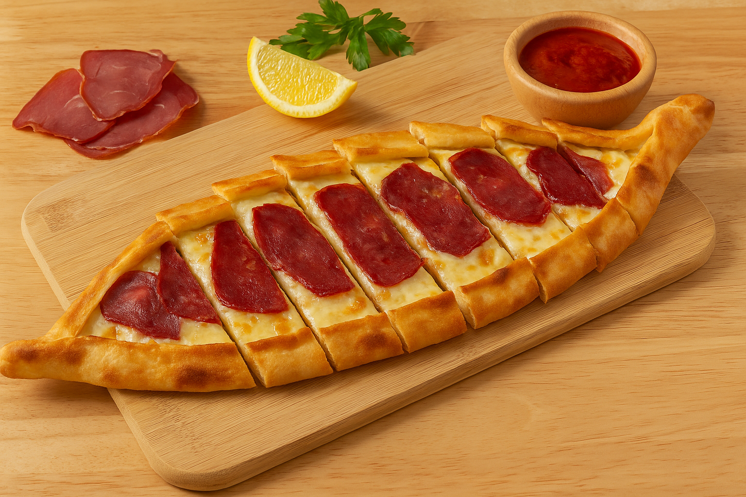 Pastırmalı & Kaşarlı Pide